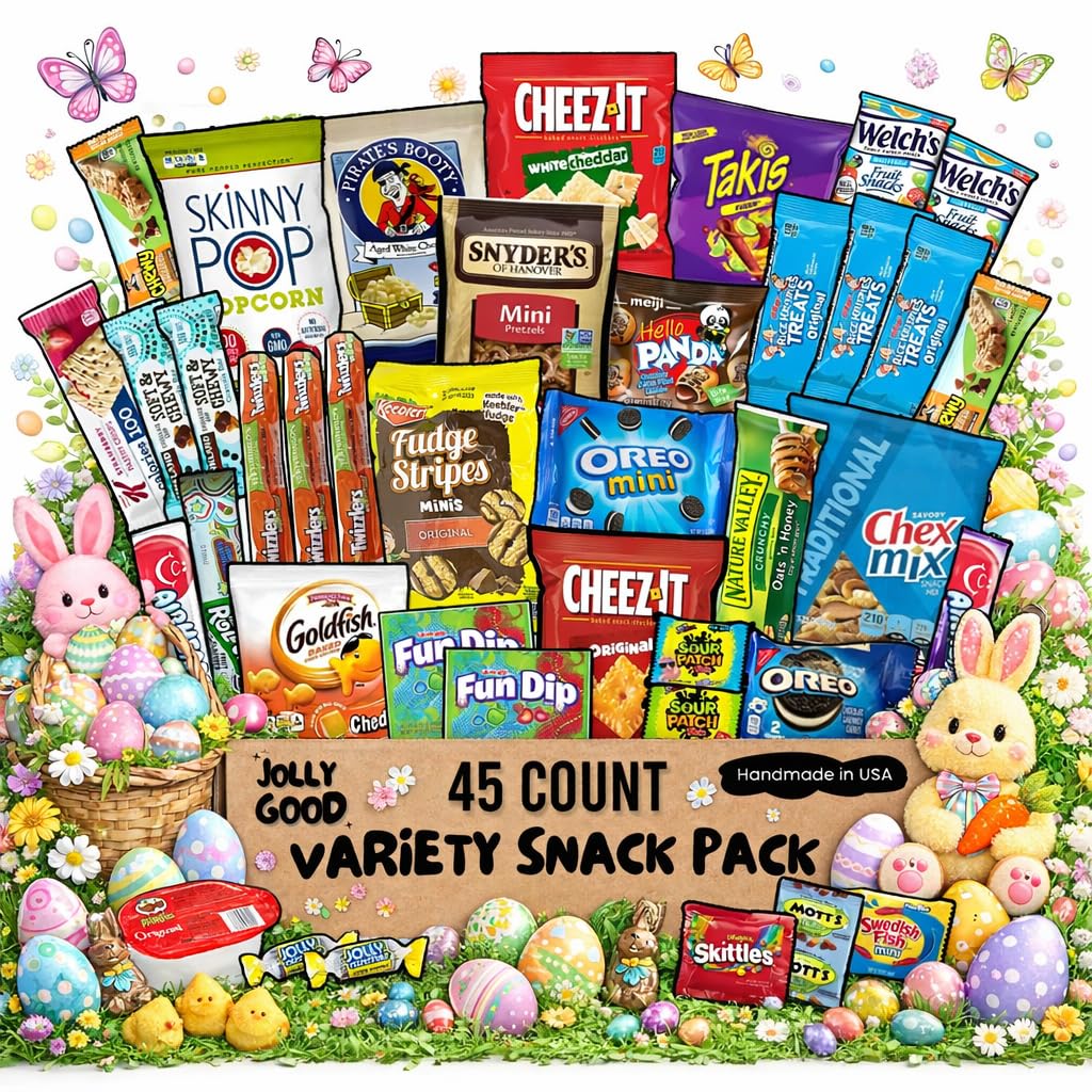 Jolly Good Snacks Box shareable snack box for gatherings and office breaks.