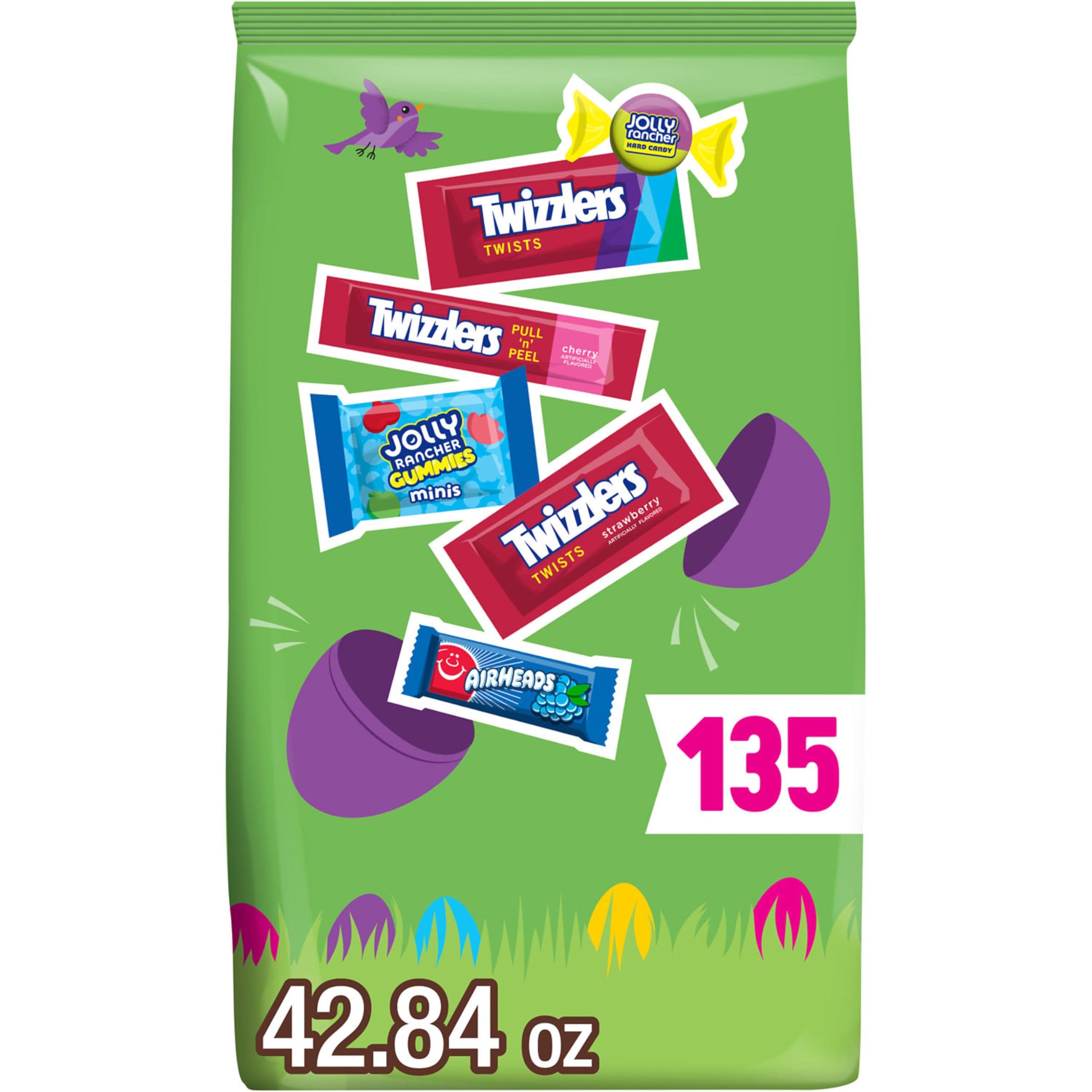 Jolly Rancher bulk bag featuring AirHeads candy for Easter baskets and sharing.