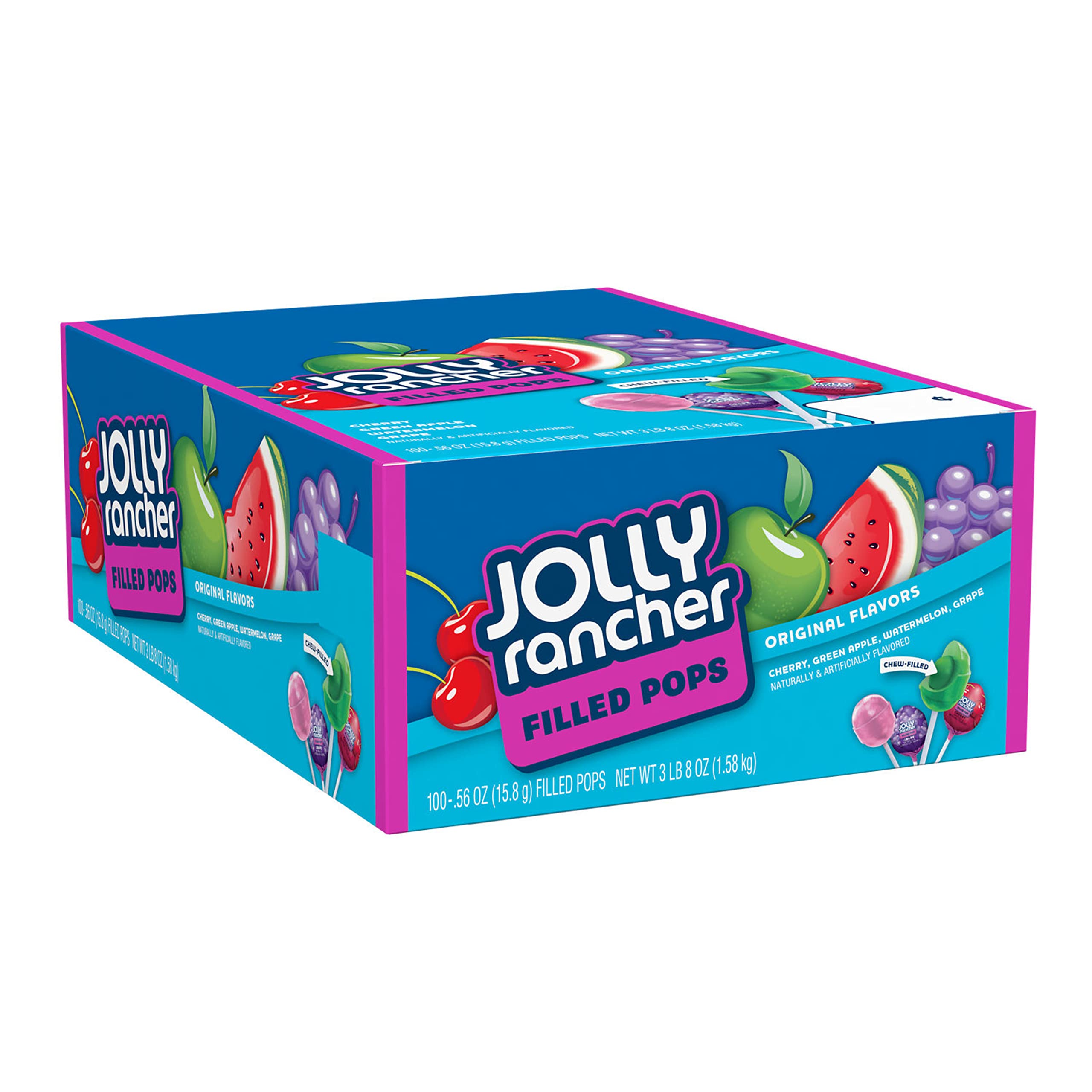 Jolly Rancher Filled Pops grape display at events