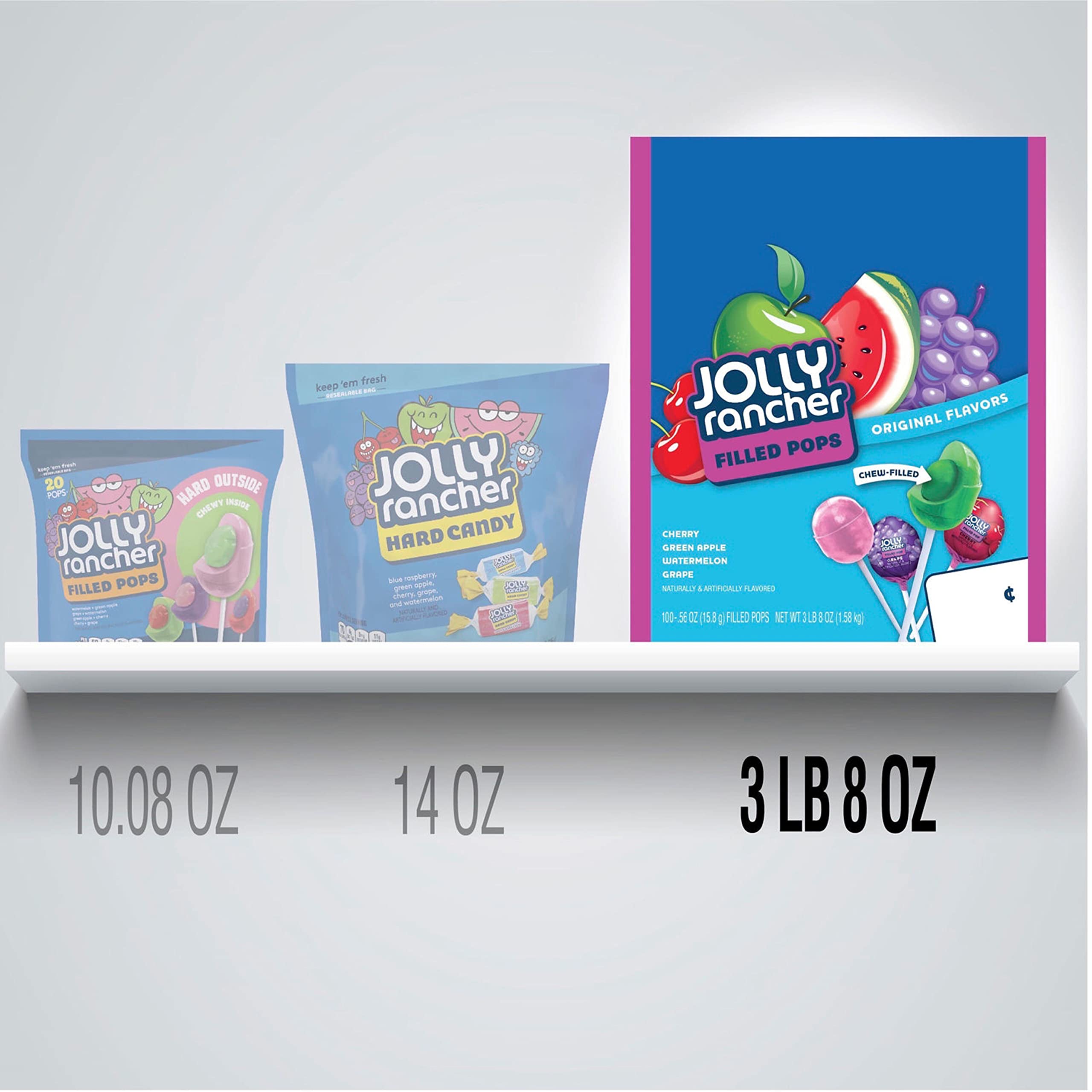 Jolly Rancher Filled Pops watermelon closeup for summer gatherings