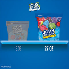 Cherry-flavor gummy from Jolly Rancher on vibrant surface for party bowls.