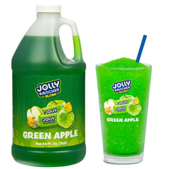 JOLLY RANCHER Slush Green Apple bottle pour for quick, bold slushies at events.