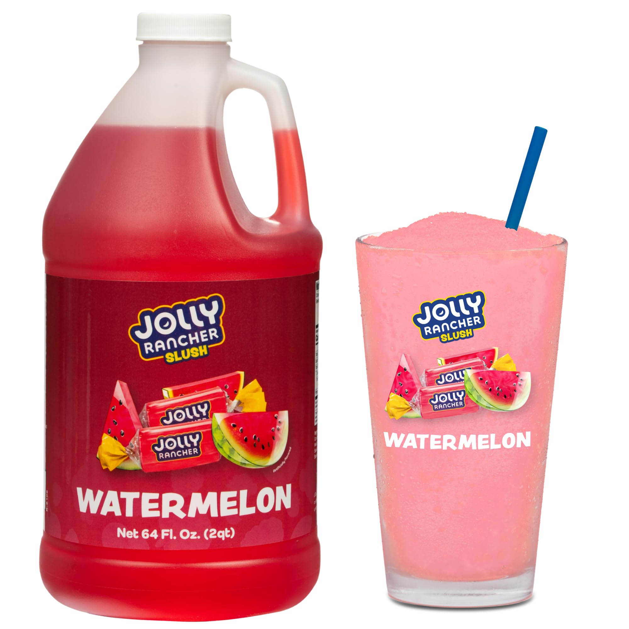 Jolly Rancher Slush Watermelon bottle pour enables quick, mess-free serving