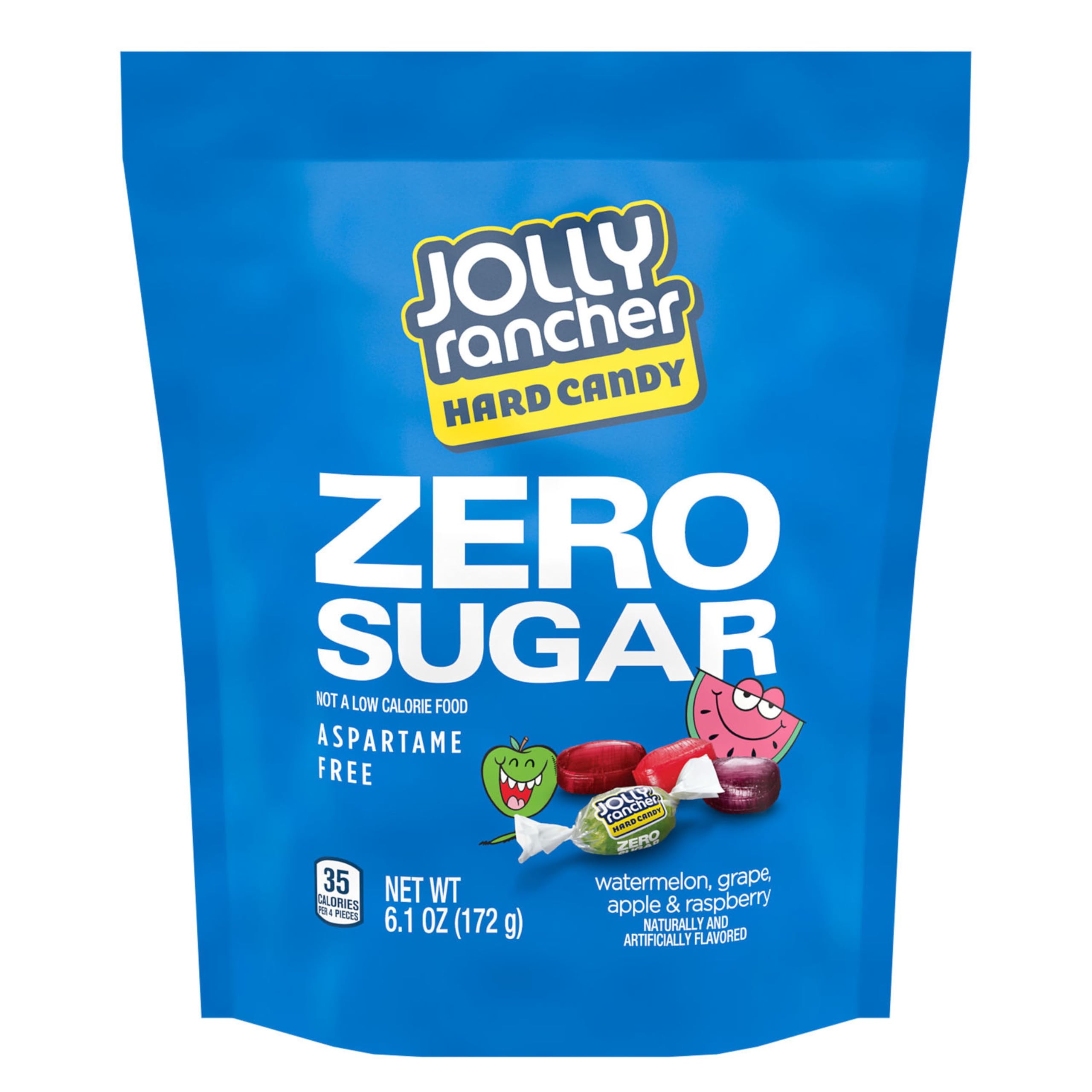 JOLLY RANCHER Zero Sugar apple candy, crisp and refreshing