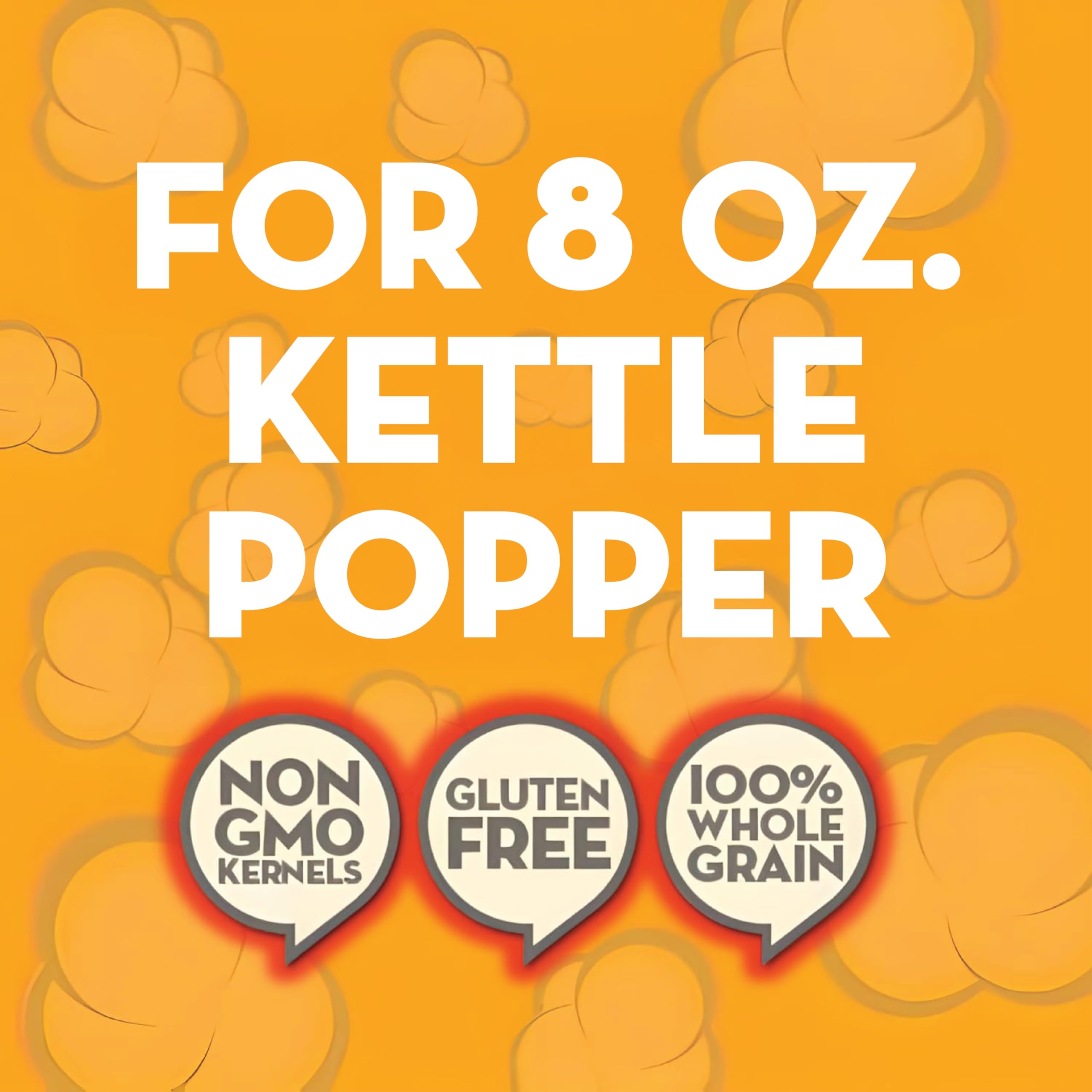 JOLLY TIME All-in-One yields fluffy, theater-style popcorn consistently.