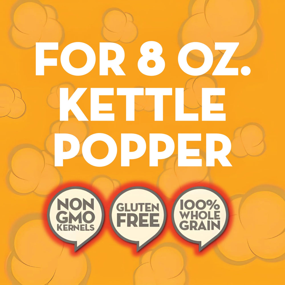 JOLLY TIME All-in-One yields fluffy, theater-style popcorn consistently.