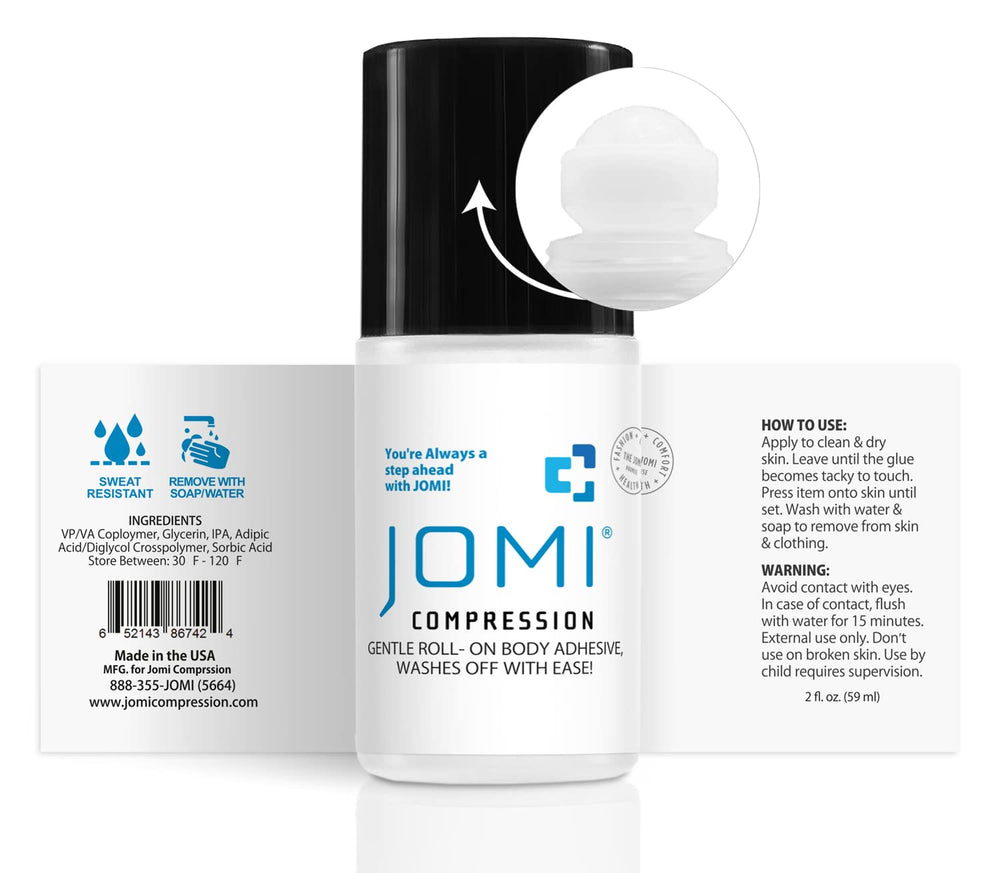 Sweat-resistant adhesive application ensures secure hold during activity.