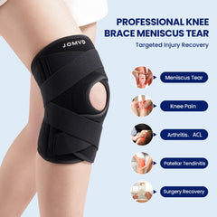 JOMVD knee brace patella gel pad provides targeted patella support during movement