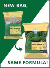 Jonathan Green lawn fertilizer bag shows 5,000 sq ft coverage for lawns.