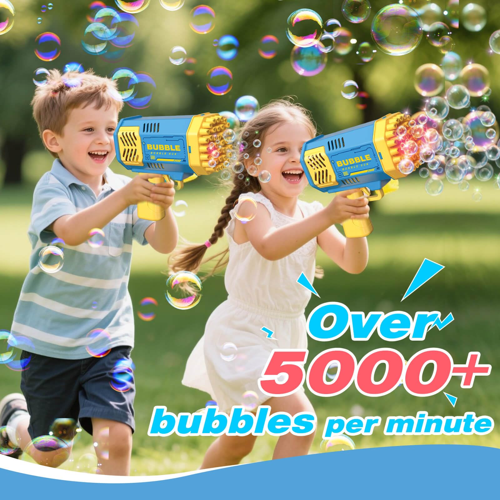 JONEG bubble solution refill pack includes extra concentrate for extended play