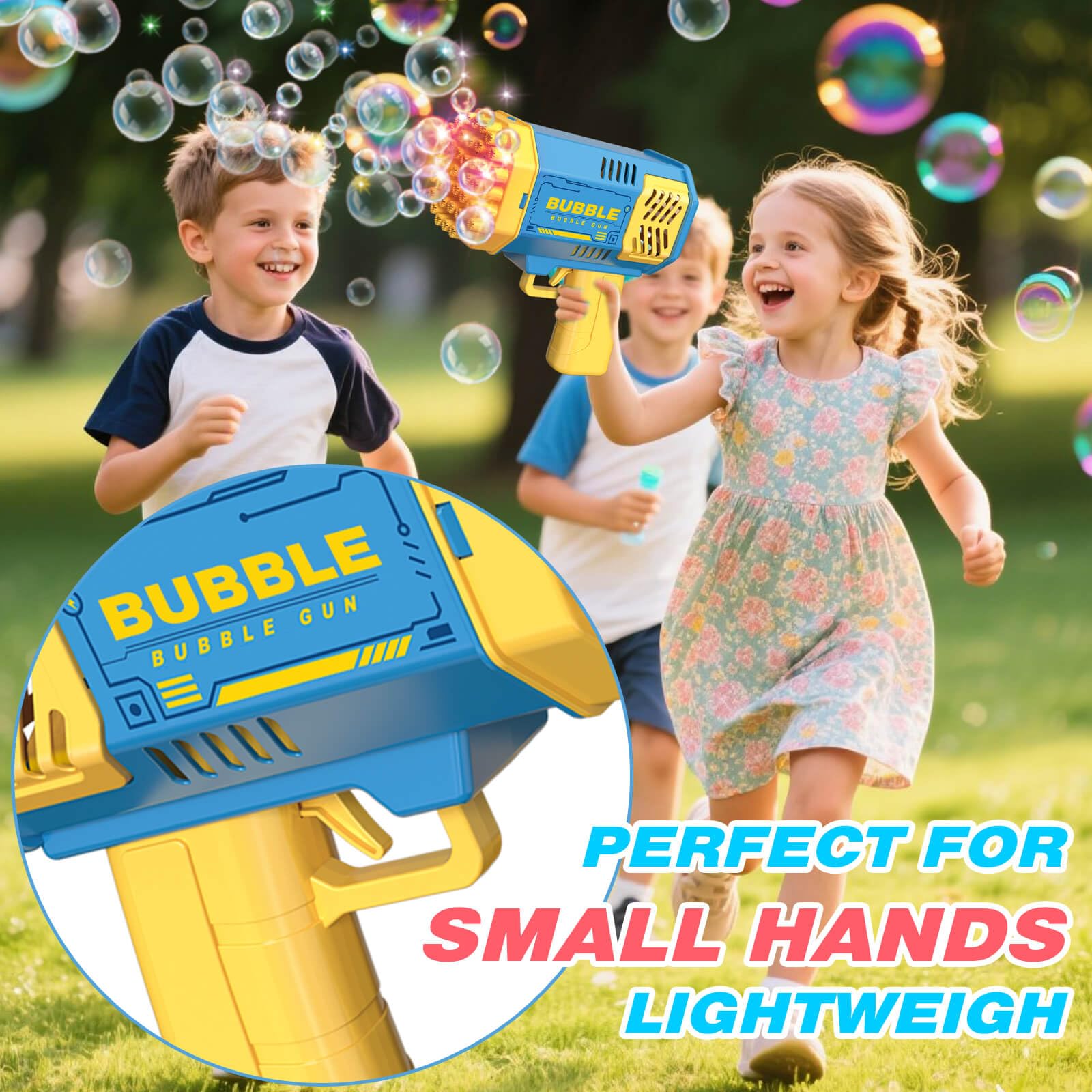 JONEG colorful bubble blower colors for a vibrant show