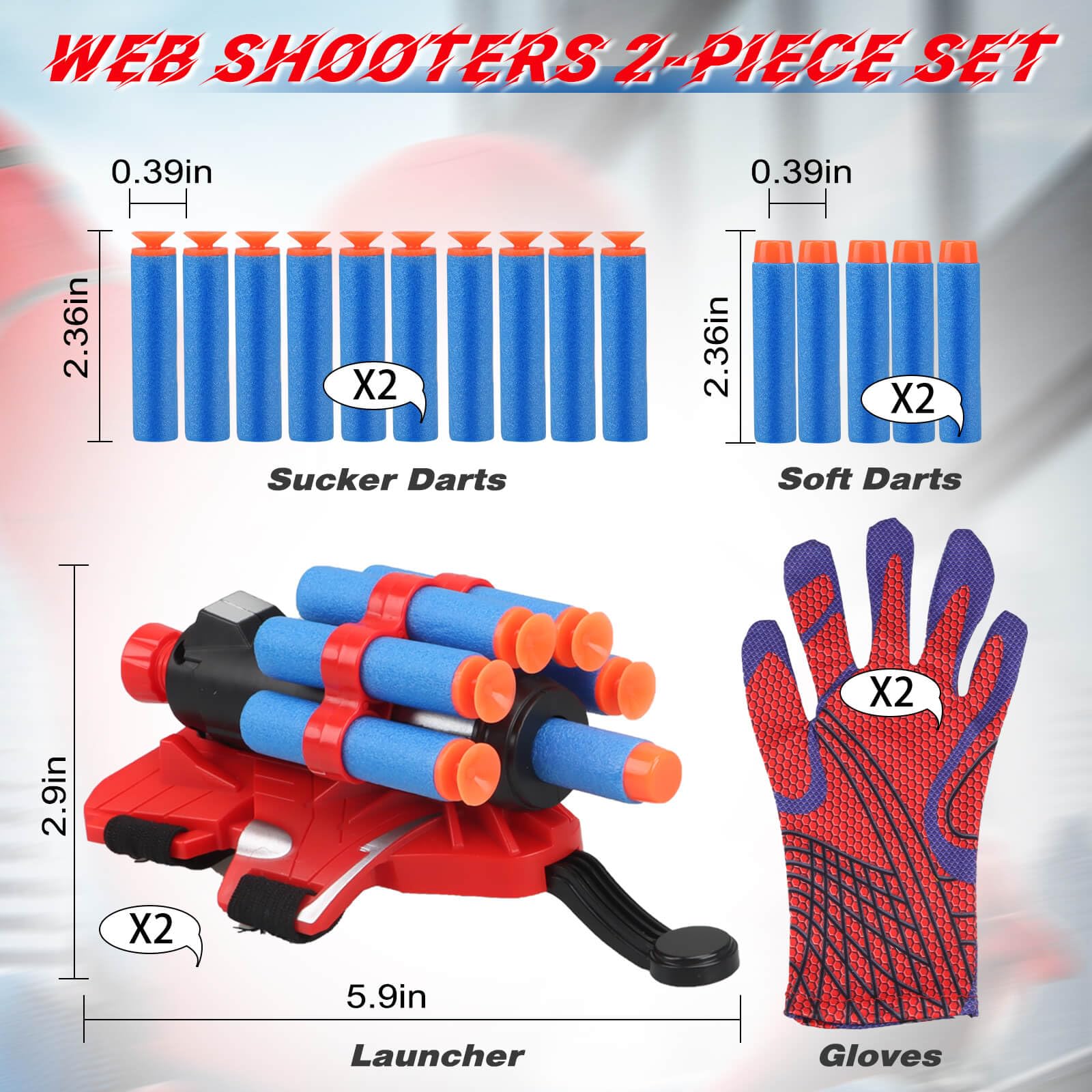 JONEG Spider glove launcher ideal for dynamic pretend adventures
