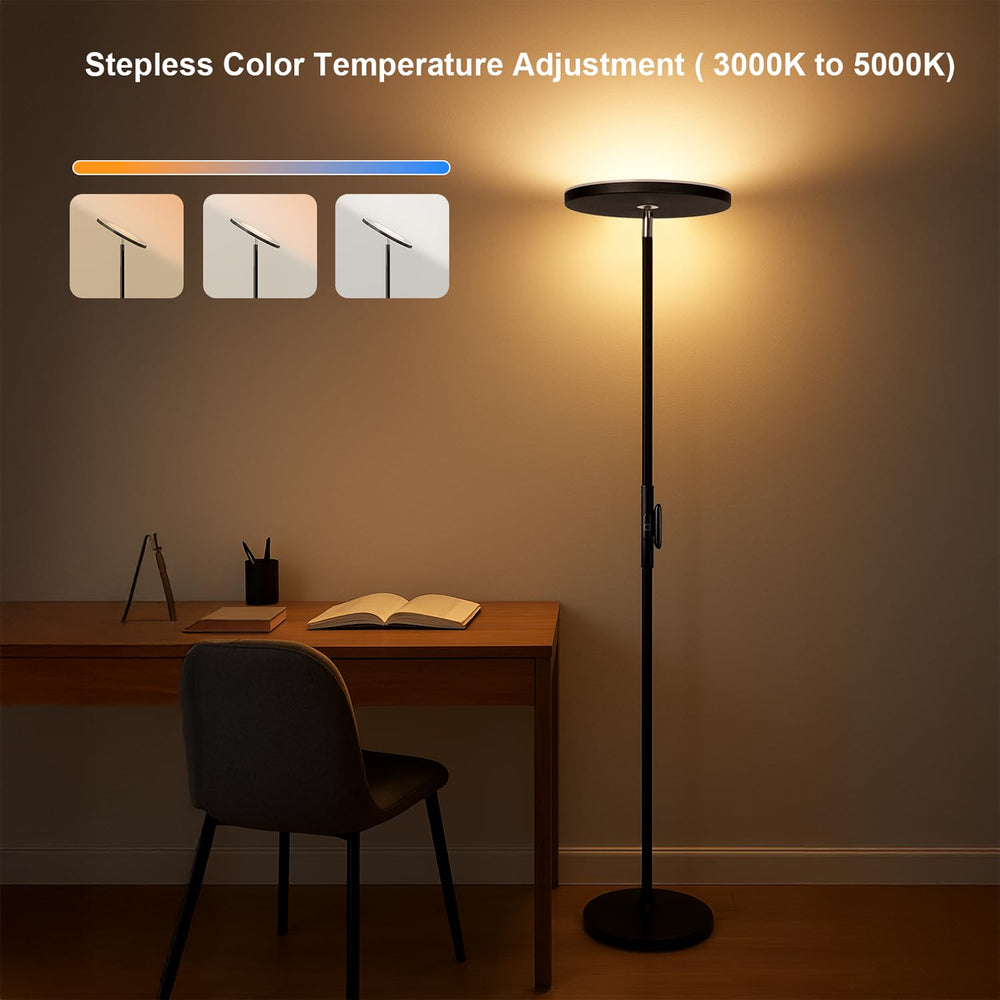 JOOFO color temperature options from 3000K to 5000K for ambiance