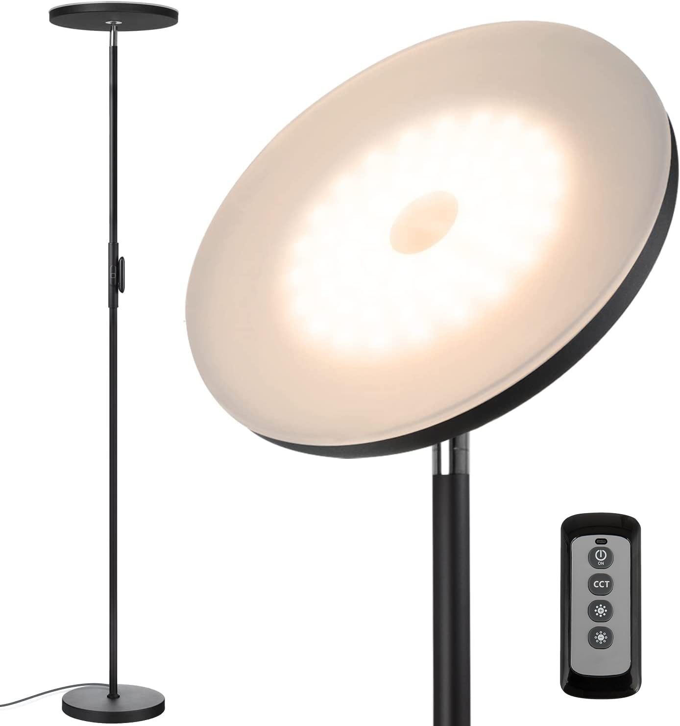 JOOFO floor lamp with heavy base for stable placement in any room