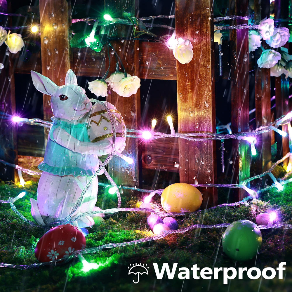 joomer indoor outdoor use easter lights withstand weather