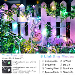 joomer timer Easter lights 8 modes with memory for effortless setup