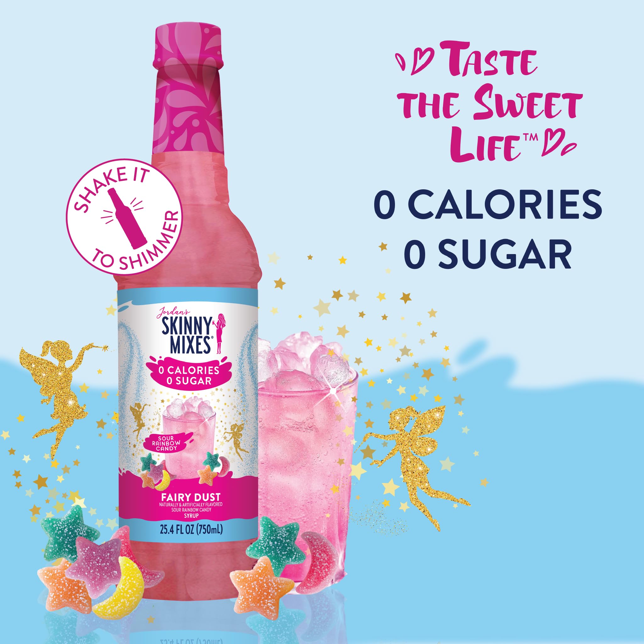 Jordan's Skinny Mixes Coconut Syrup bottle prepares tropical, dairy-free flavor for water or tea.