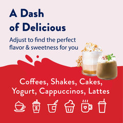 Jordan's Skinny Mixes holiday trio flavors closeup—three festive options for cozy drinks and desserts.