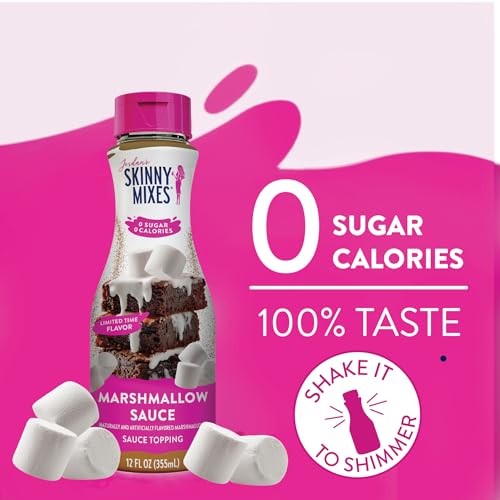 Jordan's Skinny Mixes marshmallow sauce on yogurt for extra flavor without calories