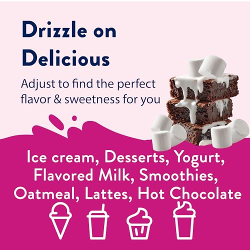 Jordan's Skinny Mixes marshmallow sauce over hot chocolate for a creamy touch