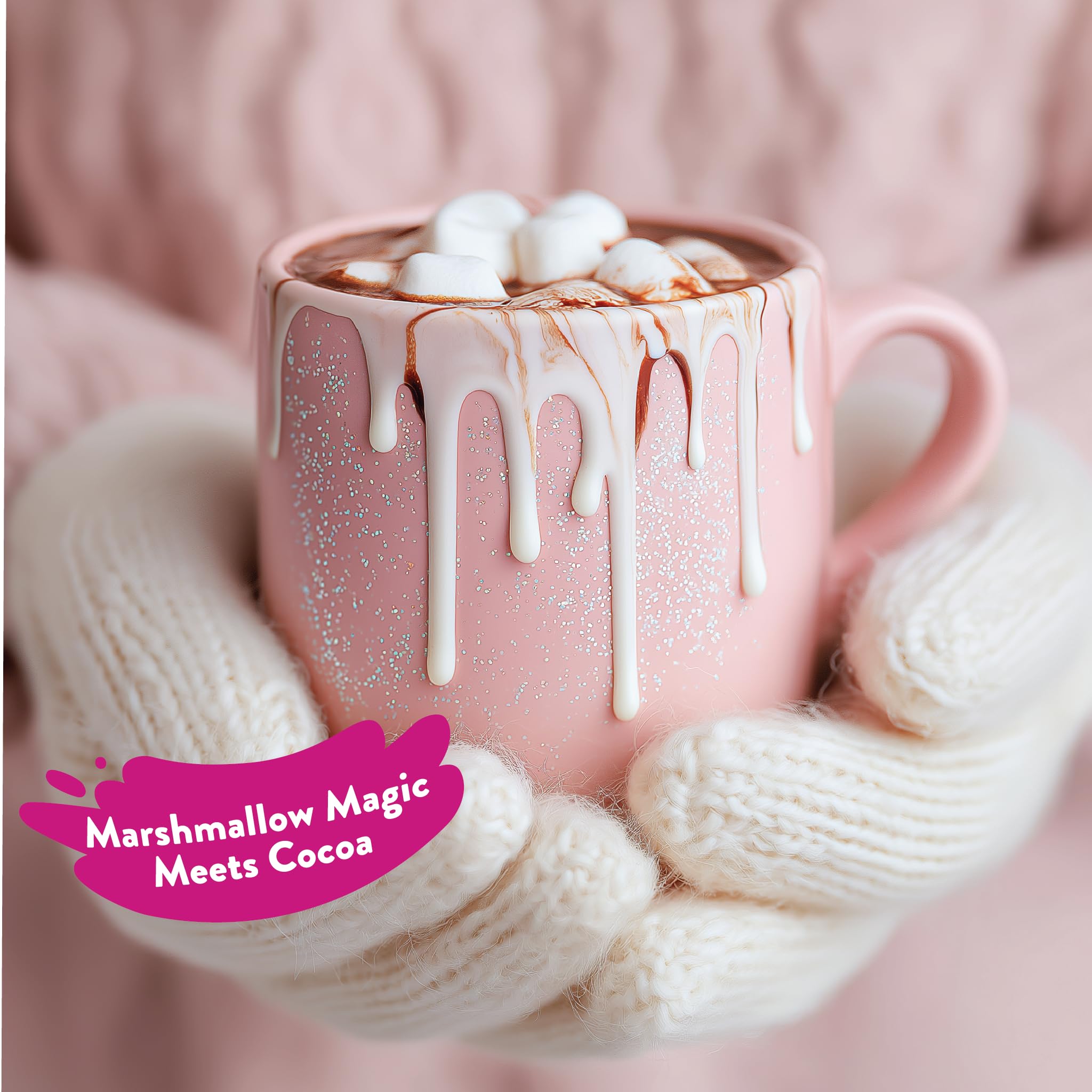 Jordan's Skinny Mixes marshmallow sauce as a dessert topping for baked goods