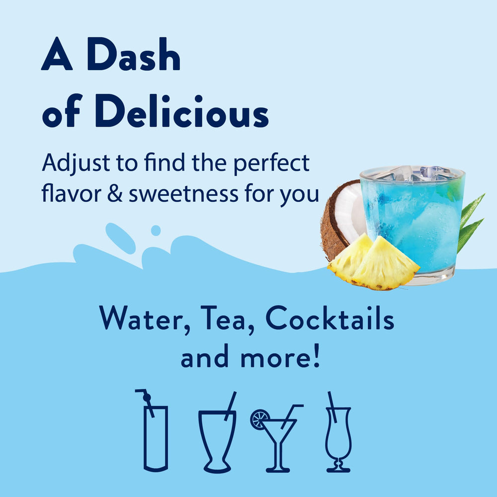 Finished lemonade with Mermaid Syrup showing tropical flair and balanced sweetness.