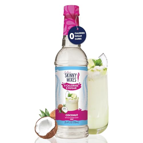 Jordan's Skinny Mixes Meyer Lemon Raspberry Syrup label; citrusy aroma for tea
