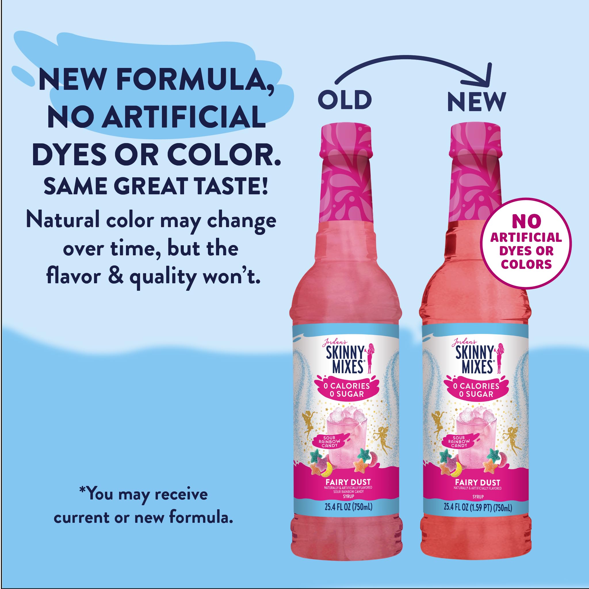 Jordan's Skinny Mixes Raspberry Syrup enhances tea or sparkling water with bold fruit flavor.
