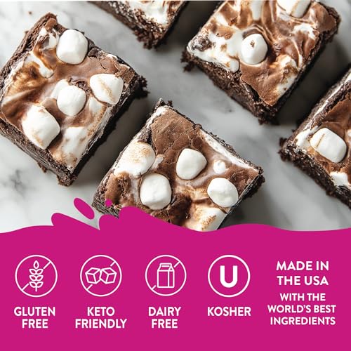 Jordan's Skinny Mixes sugar-free marshmallow sauce atop oats for cozy breakfasts