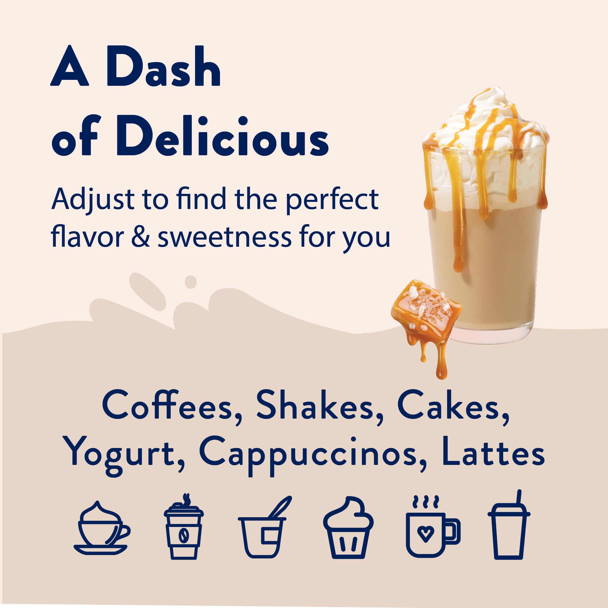 Jordan's Skinny Mixes Sugar Free Salted Caramel baking flavor for sugar-free desserts