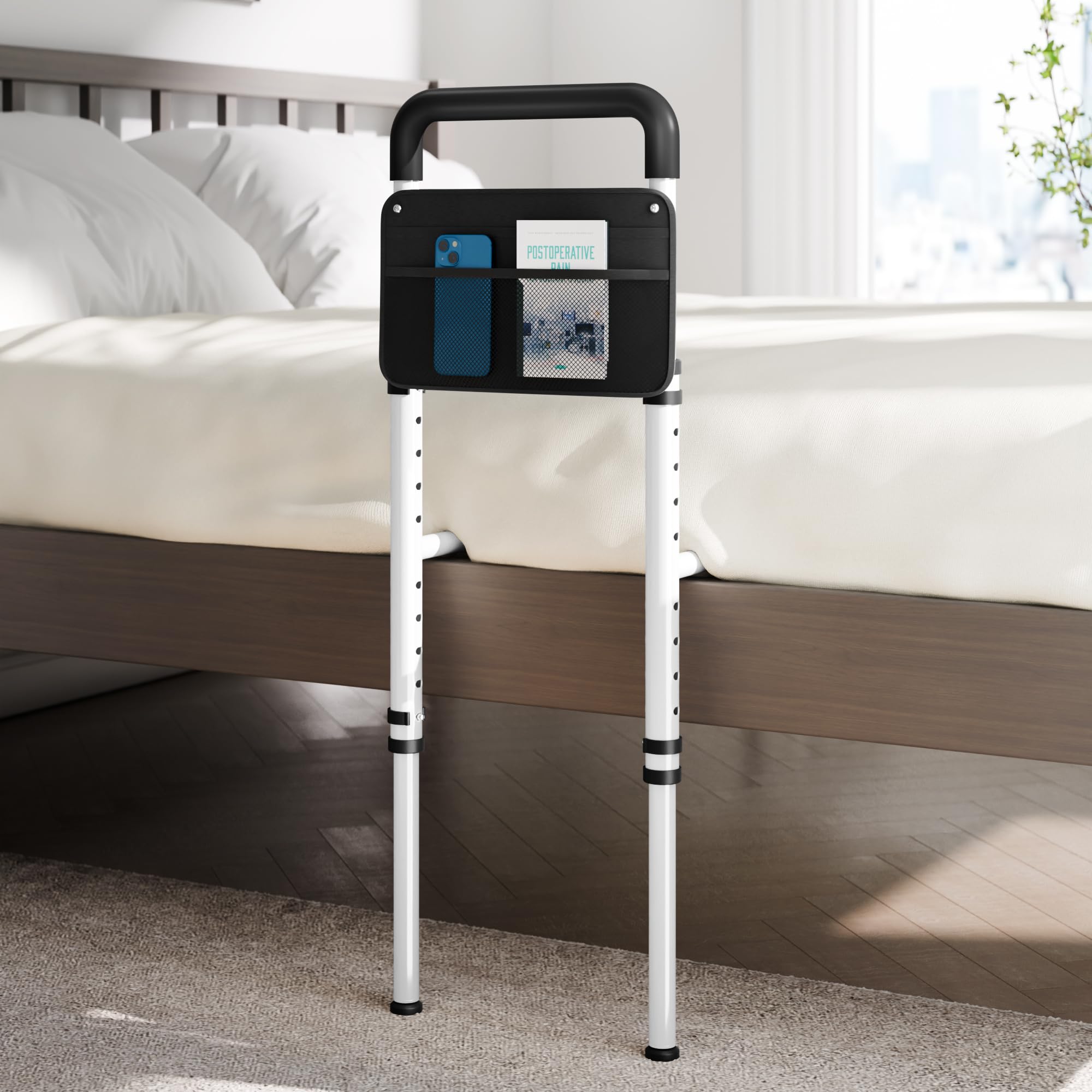 Anti-slip handrail from Josmimic adds stability when getting in or out.