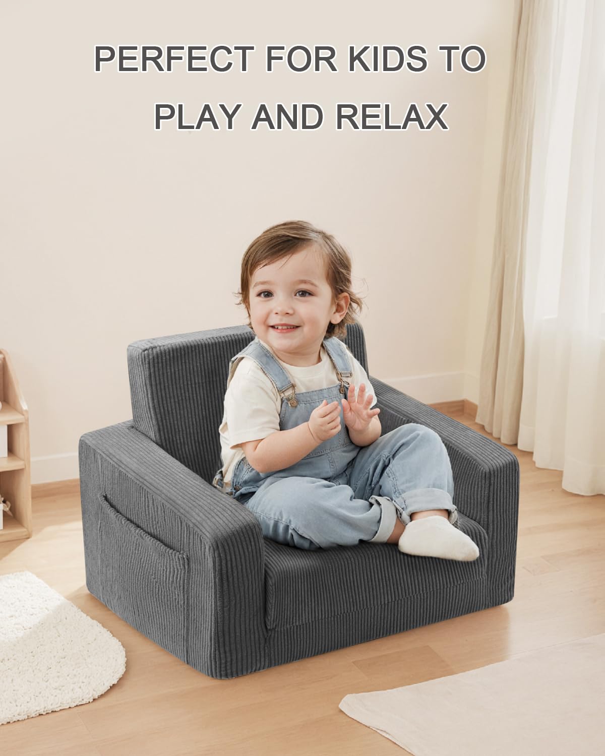 Jouha Toddle Chair easy to unfold and set up quickly.