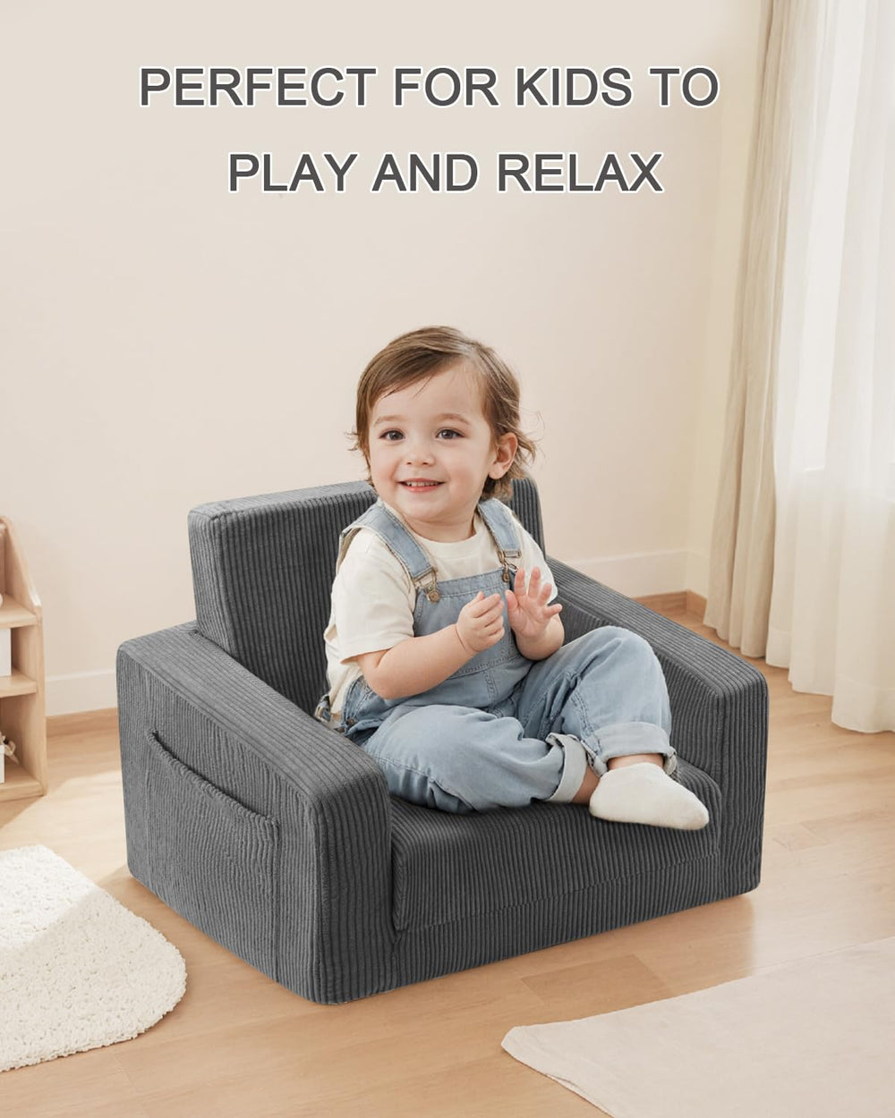 Jouha Toddle Chair easy to unfold and set up quickly.