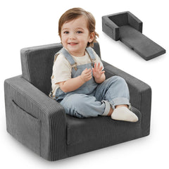 Jouha Toddle Chair fold-out 2-in-1 design for cozy reading and play.