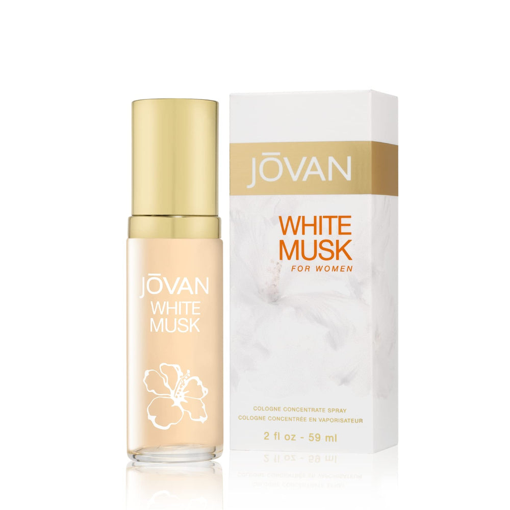 Jovan White Musk packaging box for gift-ready presentation and premium branding.