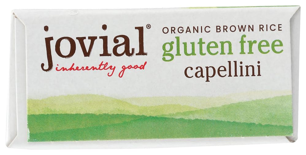 Jovial brown rice capellini gluten-free label underscores certification