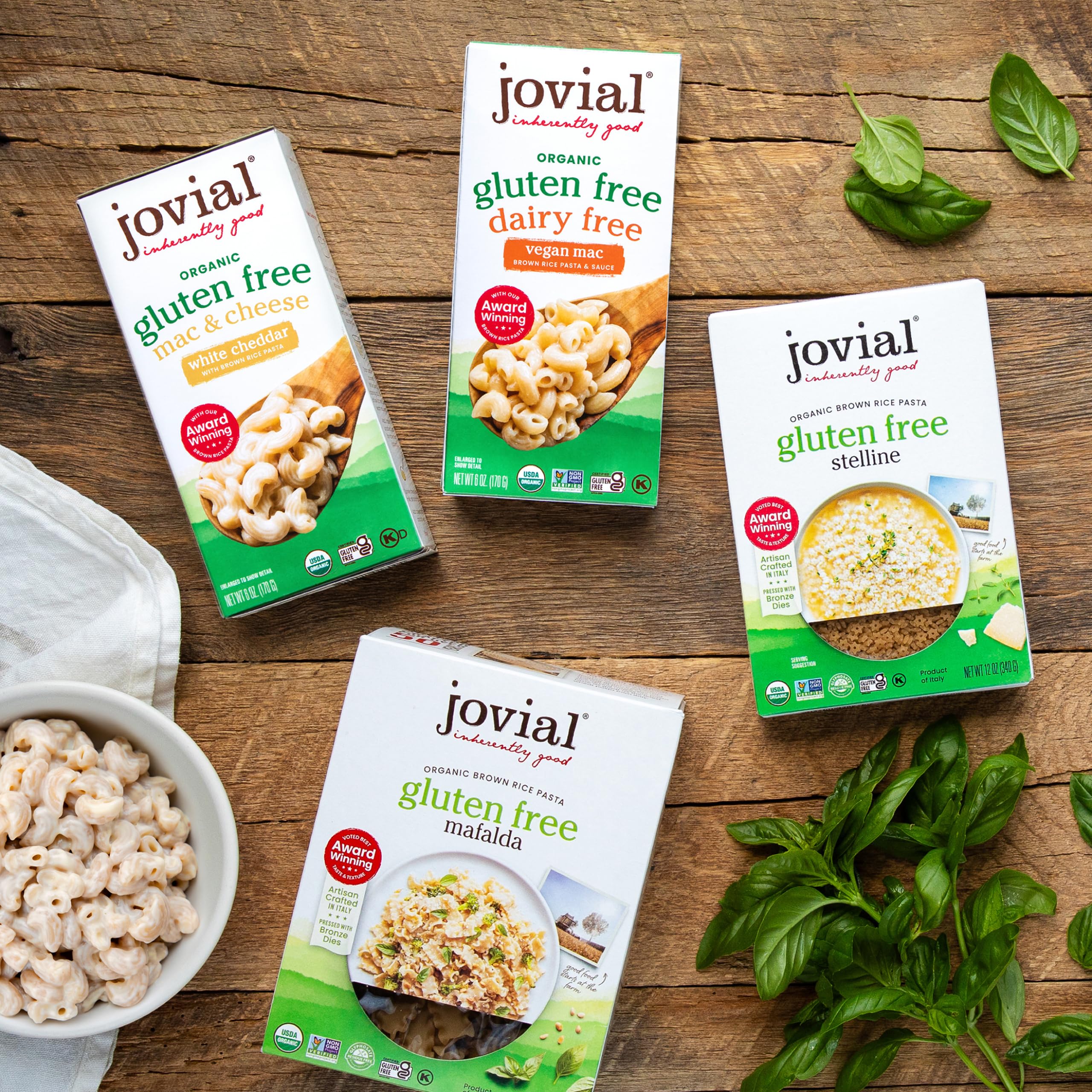 12 oz pack of Jovial stelline for quick, versatile meals.