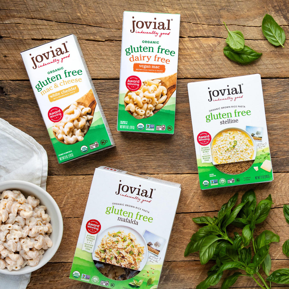 12 oz pack of Jovial stelline for quick, versatile meals.