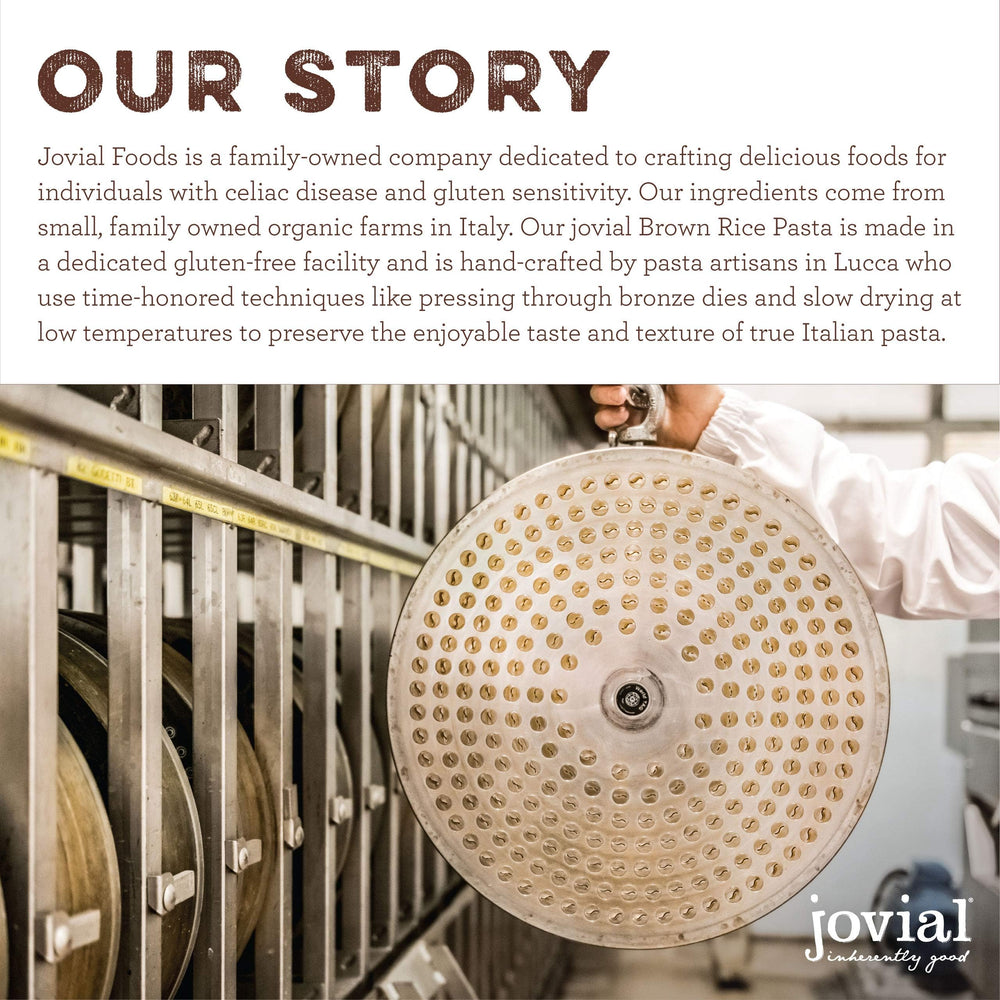 Jovial Italian-made pasta artisans slow-drying for superior flavor
