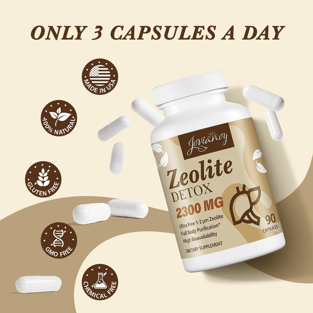 Capsules in hand illustrate a convenient daily detox ritual with Jovianoy
