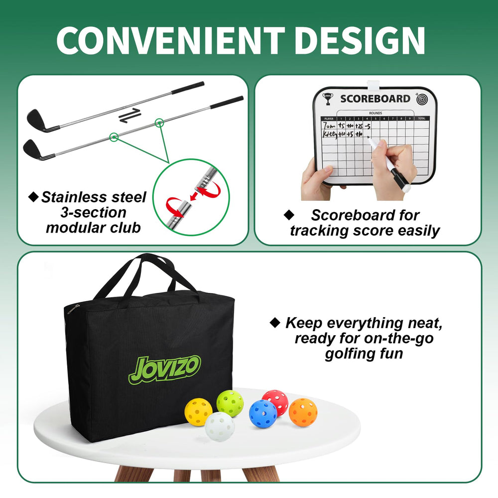 Jovizo Flags and Tees visualize a complete practice course for easy play
