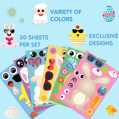 Joy Bang Easter stickers for parties and classroom activities as lovable party favors.