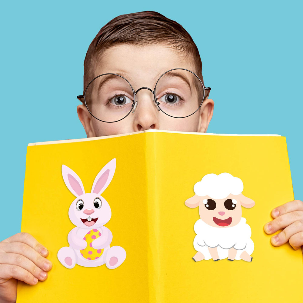 Joy Bang reusable Easter stickers with easy peel and repeat use for crafts.