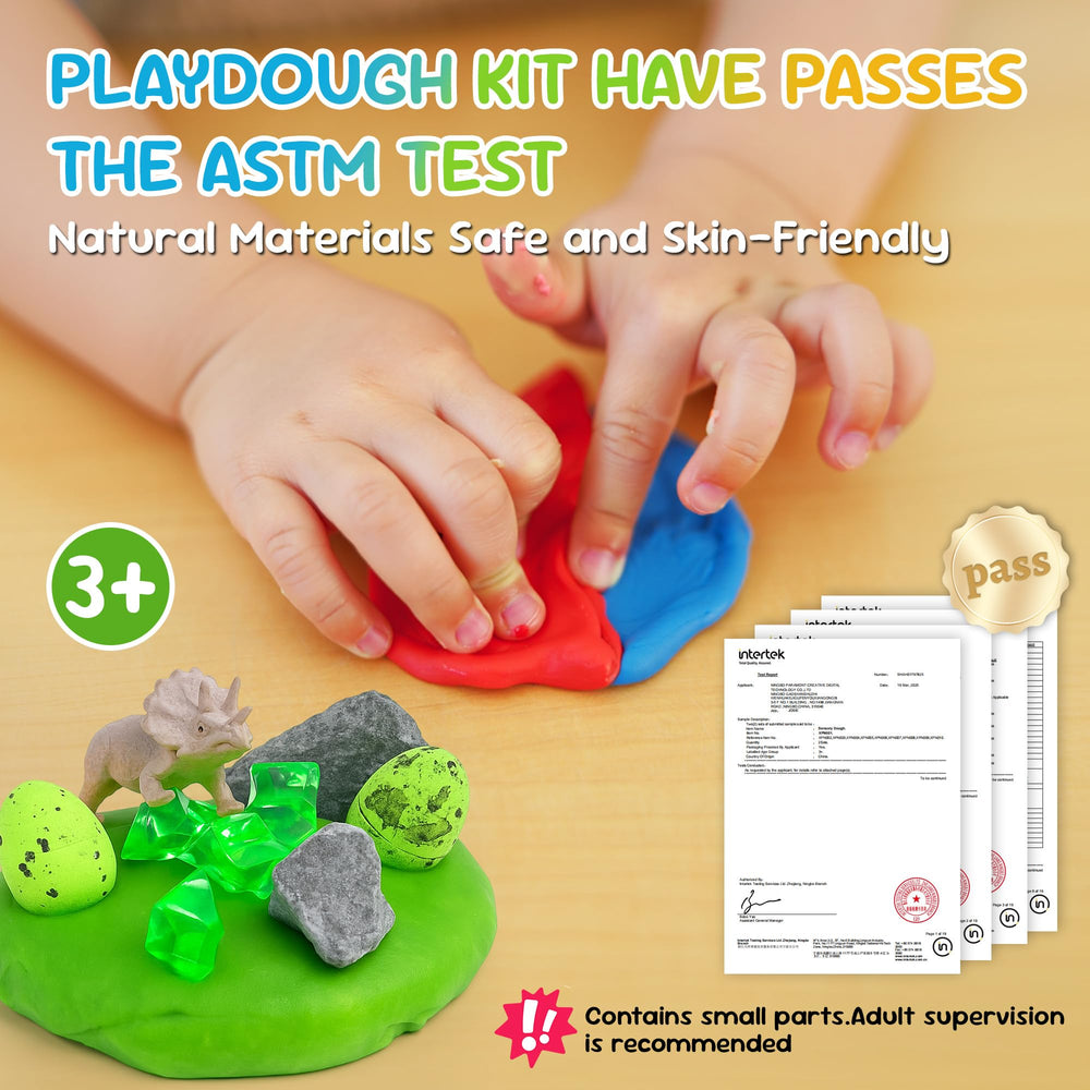 JOY SPOT! Castle Adventure dough jars for building stories and precise motor control.