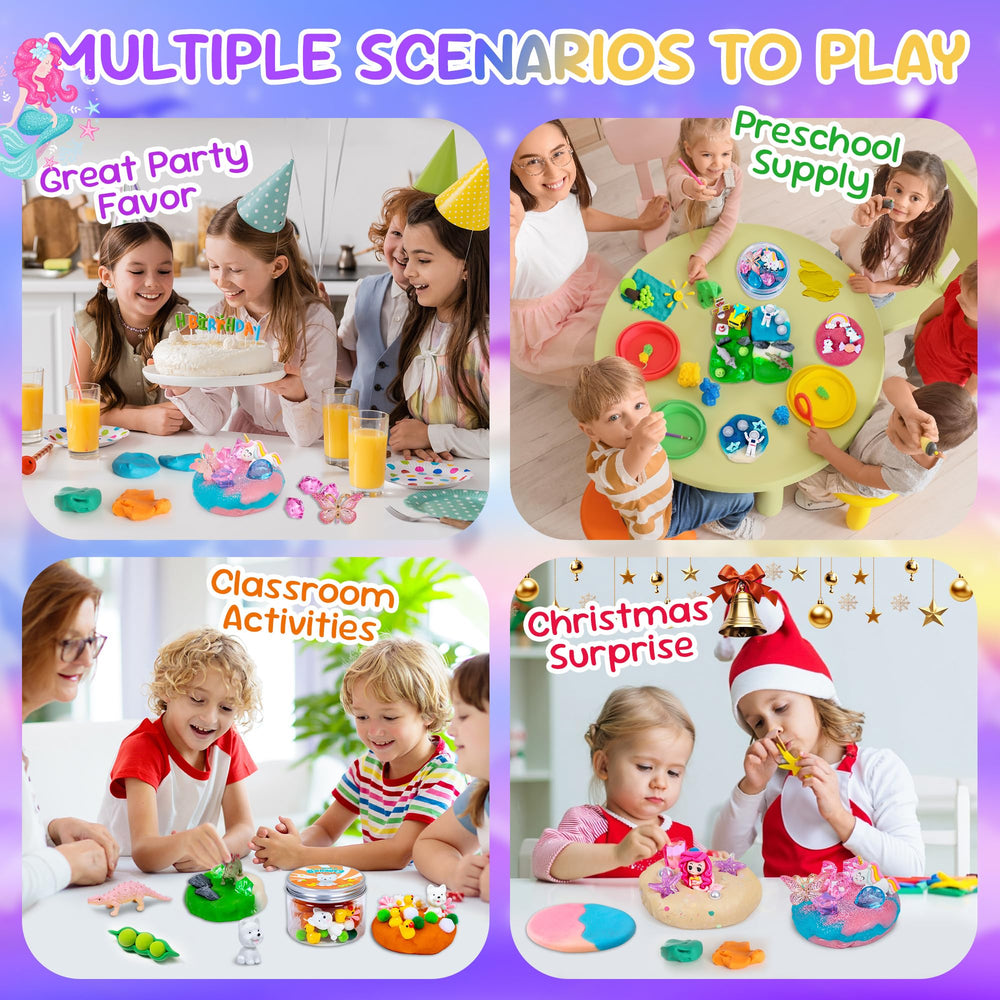 JOY SPOT! Ocean Adventure dough jars for tactile exploration and calm focus.