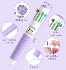 Joyask 0.8mm fine point enables precise writing and clean lines.