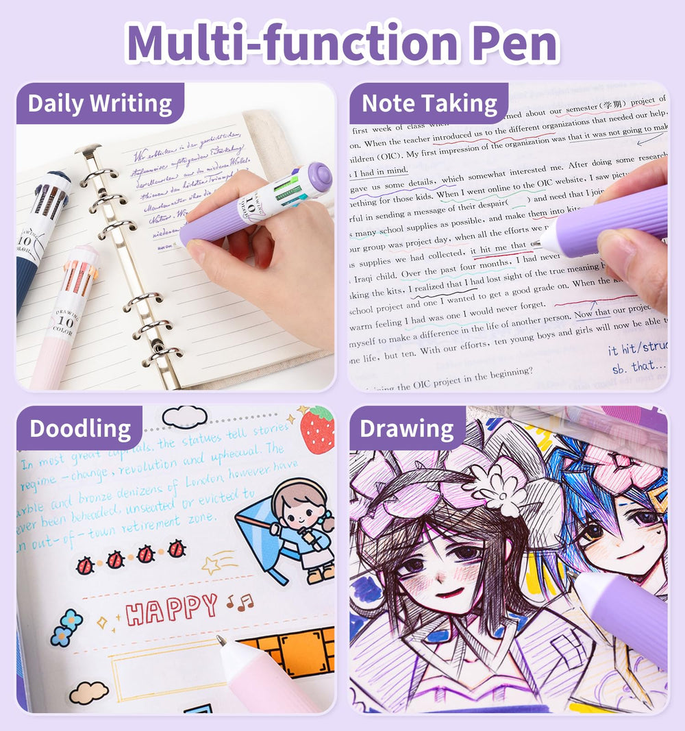 Joyask retractable pen click keeps pockets neat and ink ready.
