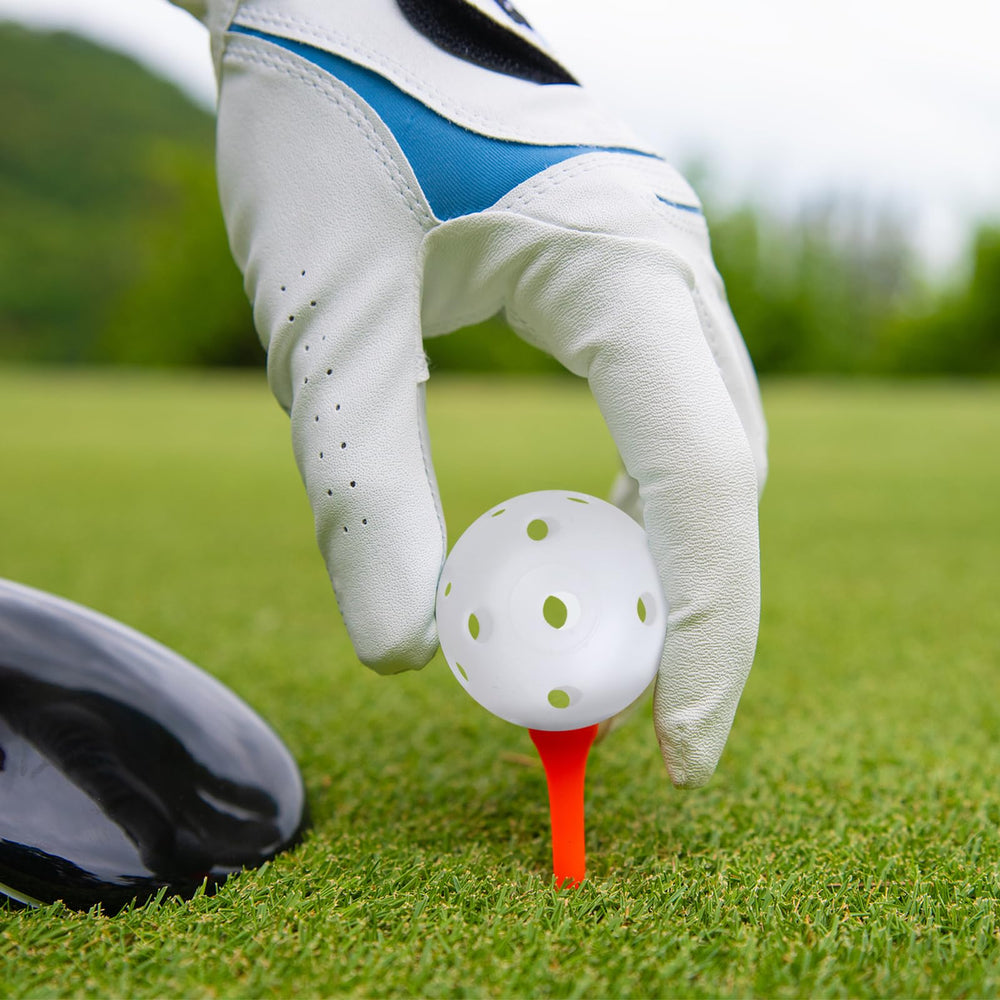 Joyberg multipurpose golf balls for driving range and drills.