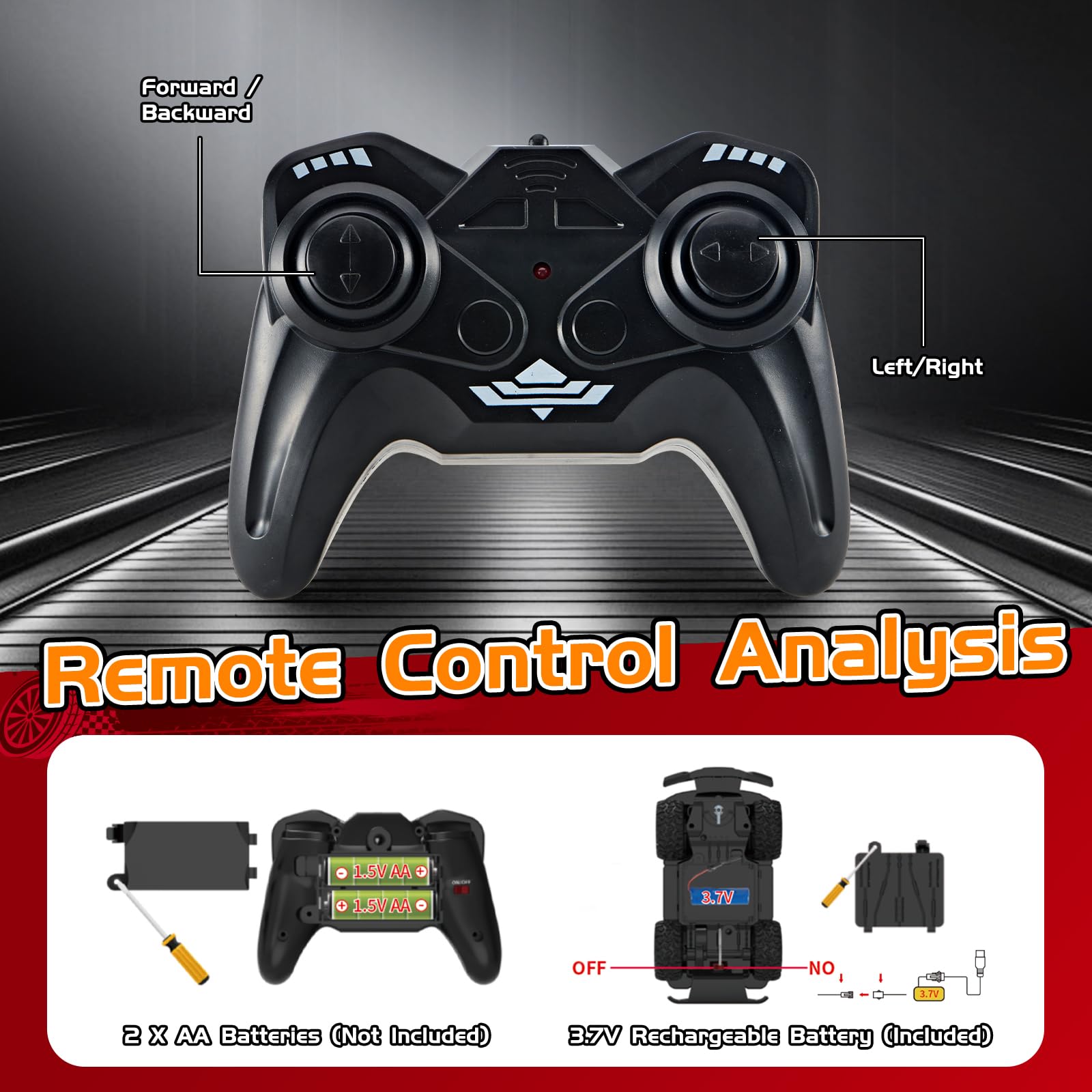 JOYBLI remote control off-road truck in action showing responsive long-distance control