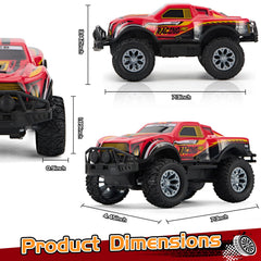 JOYBLI remote control off-road truck side view showing rugged tires for all terrains